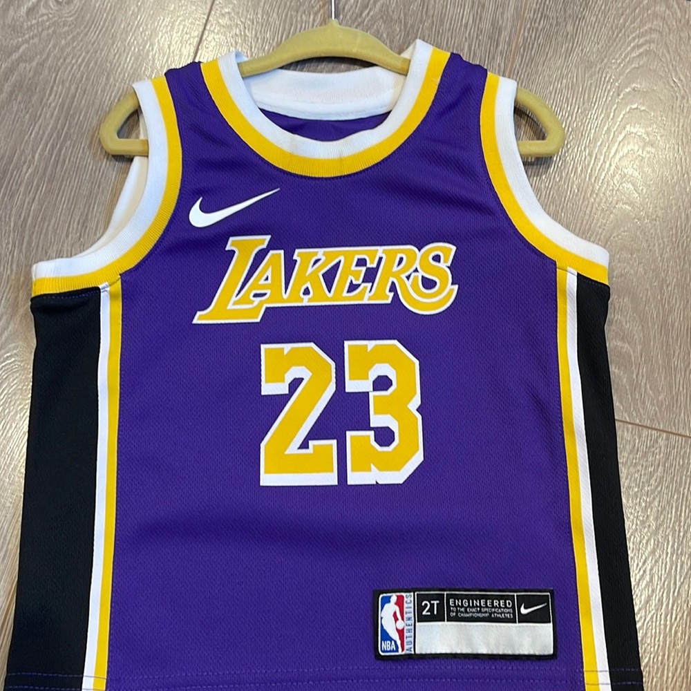 Lakers lebron kids jersey